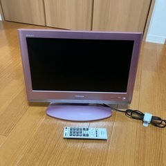 受け取り交渉中　中古　東芝液晶テレビ　19A8000 ピンク　