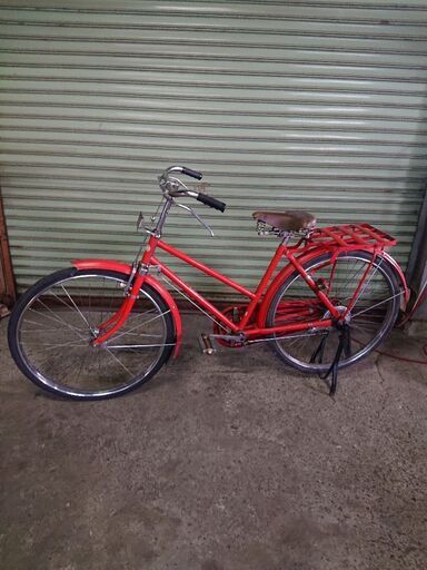 レトロな郵便局自転車(ツノダ 昭和60年)【引き取り限定】