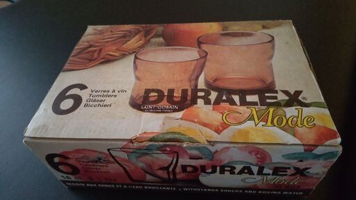 DURALEX　デュラレックス　グラス・茶　セット売り２４個