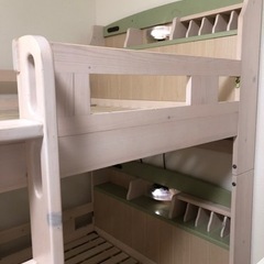 木製 二段ベッド 安く譲ります