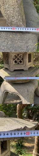 逸品 時代 石灯篭 石灯籠 立灯篭御影石雪見出雲来待灯篭道祖神石仏