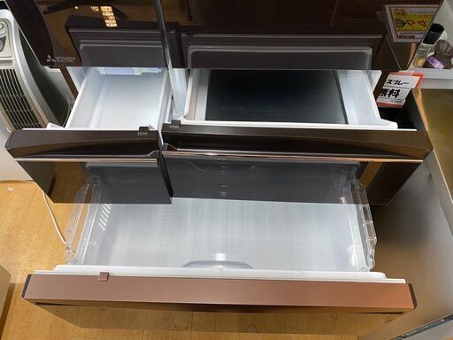 #7777  ミツビシ　冷蔵庫　2020年製　700L　MR-WX70E　新品定価約21万　1年保証　送料B　札幌　プラクラ南9条店　カード決済可能