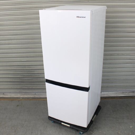 T825) 【良品】 ハイセンス 2ドア 154L 2021年製 HR-D15E Hisense 霜鳥不要 一人暮らし/事務所用 冷凍 冷蔵 右開き