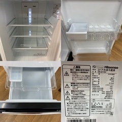 I385 ? 美品！ Hisense 冷蔵庫 (150L) 2ドア ⭐ 動作確認済 