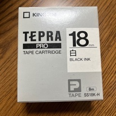 KING JIM TEPRA PRO 18mm 白 テープ