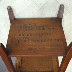 70′s ヴィンテージ E.H.SHELDON社 USA ナイトテーブル サイド