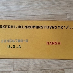 【全国送料無料】 MARSH社製 ステンシルカッティングマシーン　1インチ