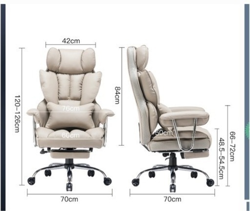 ゲーミングチェア 座り心地最高 デスクチェア オフィスチェア 椅子 テレワーク 社長椅子 伸縮可能のオットマン 高さ調節機能