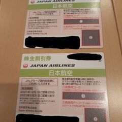 【ネット決済】JAL株主優待券2枚 
