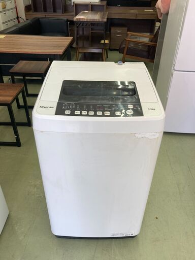 【お取引中】★分解洗浄済み★ハイセンス 5．5kg 全自動洗濯機 2018年製 HW-E5502★9192★