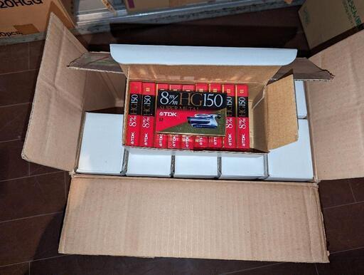 8mmビデオテープ100本　TDK HG150 P6-150HGG
