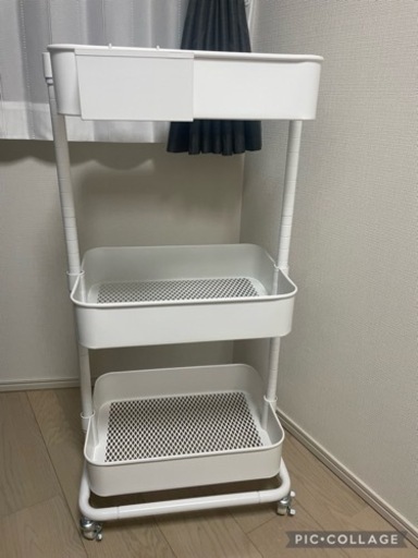 キャスター　調整可能　キッチンワゴン　美品❣️取説有