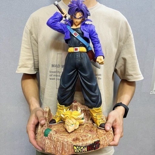 モデル フィギュア トランクス 高さ50cm 2交換用ヘッド-新型ドラゴンボール