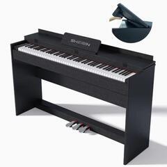新品未使用 SHEIRIN 電子ピアノ 88鍵盤 ペダル付き 黒