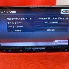 KENWOOD 上級ナビ MDV-535DT フルセグTV 新品バックカメラ付き い-5