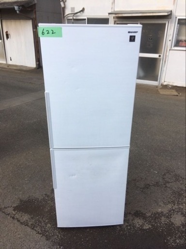 ✨2019年製✨ 622番 シャープ✨冷凍冷蔵庫✨SJ-PD28D-W‼️