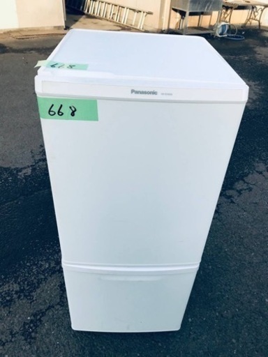✨2019年製✨ 668番 Panasonic✨冷凍冷蔵庫✨NR-B14BW-W‼️