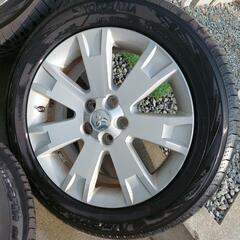 三菱デリカD5純正ホイール2021年バリ山タイヤ付き25/55R18