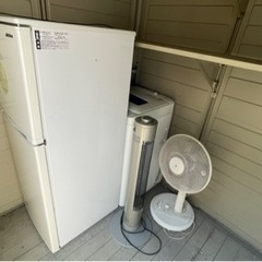 【単身】洗濯機、冷蔵庫、炊飯器、扇風機など