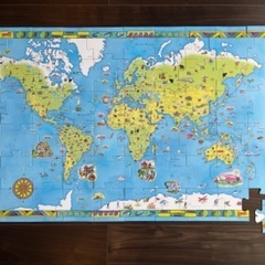 世界地図のパズル