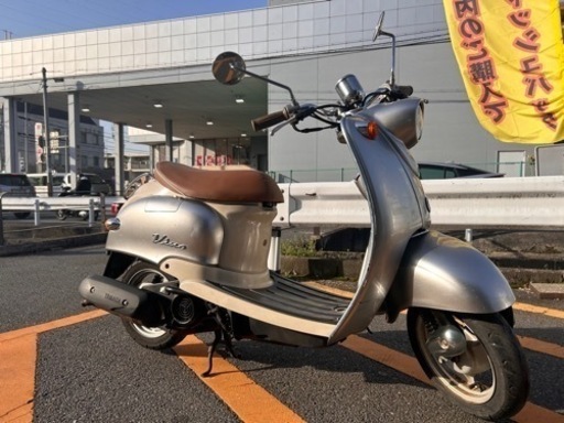 【人気のビーノ入荷しました❗️】ヤマハ　ビーノSA10J シルバー【配送•当日納車OK】