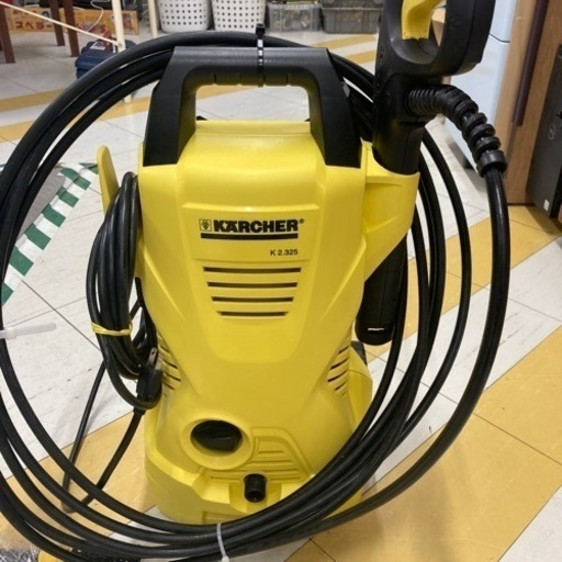 中古品△KARCHERケルヒャー 家庭用高圧洗浄機 K2.325　ノズル先端無し、給水ホース無し△M