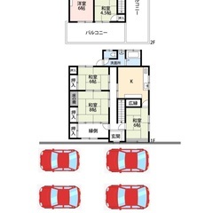 🉐P5台無料　🉐初期費用ゼロ（日割家賃のみ）一戸建て