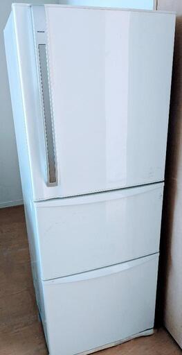 ３ドア冷凍冷蔵庫　東芝　自動製氷機能つき　取扱説明書あり