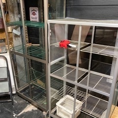 【ご成約済・ありがとうございました！！】引き取り限定・発送不可◇ガラスケース・爬虫類 室内用 ガラス温室 観葉植物 園芸 フラワーハウス