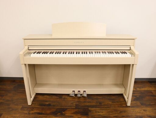 【ジモ3/18取引終了】≪U149ジ≫ 通電OK YAMAHA/ヤマハ 電子ピアノ Clavinova/クラビノーバ CLP-545WA 88鍵盤 2016年製 電源コード付き 椅子なし ホワイトアッシュ調