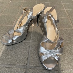 【中古】サンダル ハイヒール パンプス キャバ靴 23.0cm ...