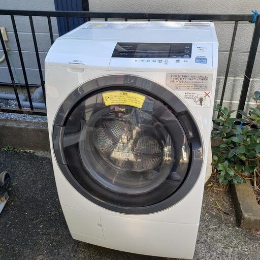 HITACHI 日立 ドラム式洗濯機 乾燥機 10kg 家電 BD-S3800L