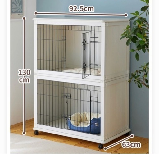Yuuichi　犬ケージ*2 新品】犬 ケージ 2段 2階段 犬舎 【公式通販】