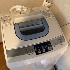 取引決定しました　HITACHI 洗濯機　無料でお譲りします！