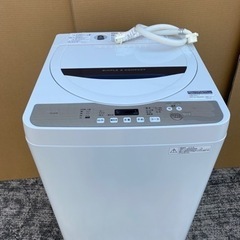 SHARP 洗濯機 ES-GE4B 2018年 4.5kg…