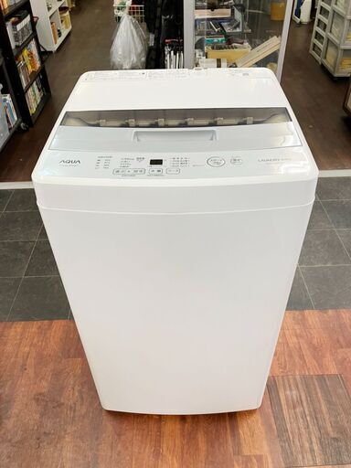★AQUA★ 全自動洗濯機 AQW-S50HBK　2020年製