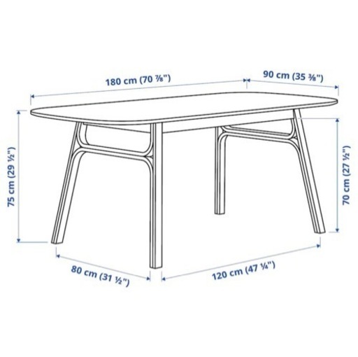 【急募】IKEAダイニングテーブル 9,000円