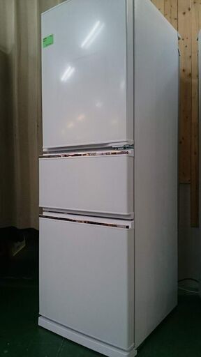 【愛品倶楽部柏店】三菱 2019年製 272L 3ドア冷凍冷蔵庫 MR-CX27D-W