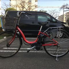 電動自転車 赤