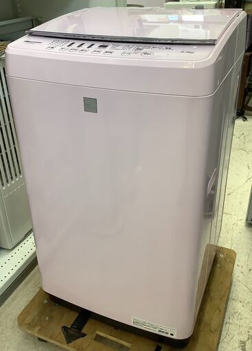 Hisense/ハイセンス 5.5kg 洗濯機 HW-G55E5KP 2019年製 ピンク【ユーズドユーズ名古屋天白店】J2460