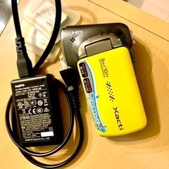【ネット決済・配送可】サンヨー　xacti ビデオカメラ