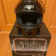【美品・箱あり】CROSSのフルフェイスヘルメット(フリーサイズ)