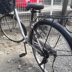 自転車 銀色2