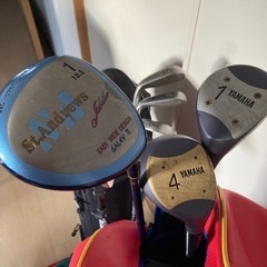 レディース　ゴルフクラブ　セット-genten かごバッグ レザー取っ手