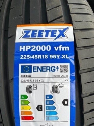 4月中の取引希望) ZEETEX サマータイヤ 18インチ 上質風合い www