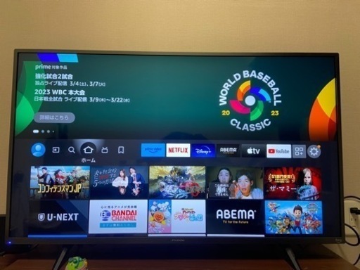 最安値挑戦！ FUNAIテレビ　43インチ　2022年製 液晶テレビ