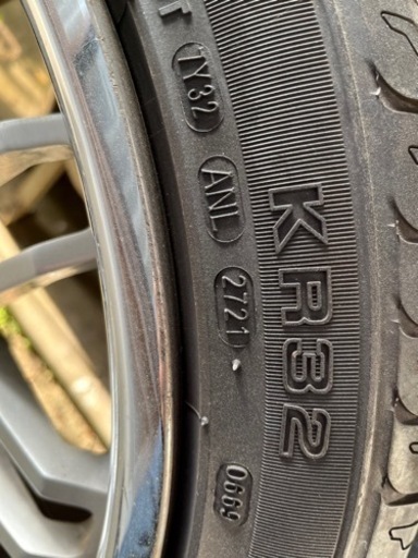 タイヤ、ホイール ゼネッティ19インチ 9.5j ＋40 pcd112 タイヤ付き