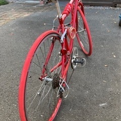 【引き取り限定】中古美品 赤いクロスバイク 取引決まりましたm(_ _)m