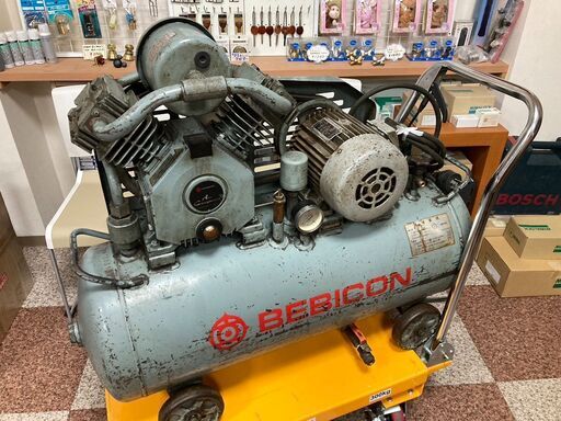 日立 ベビコン200V 1.5Kw 50Hz（2馬力）動作良好品 引取限定