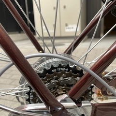 自転車　27インチ　茶色　※即購入無し